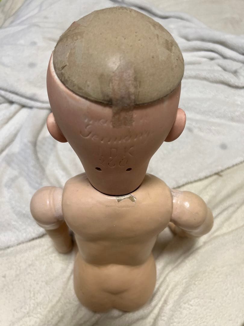 アンティークドール　ケストナー260ビスクドール　本物　女の子着せ替え美術芸術