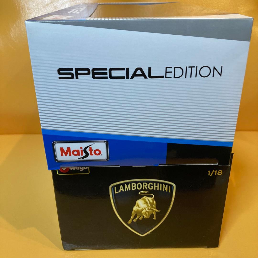 コンセプト企画 ブラーゴ、マイスト 1/18 限定ランボルギーニ 2台