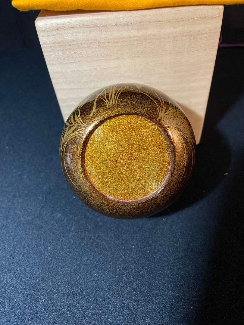 株式会社　サンシャイン新品未使用　最高級本金　能登輪島 螺鈿金蒔絵花草蝶々