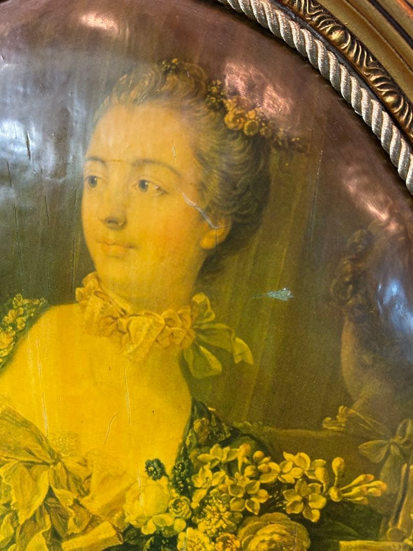 デコパージュ　肖像画