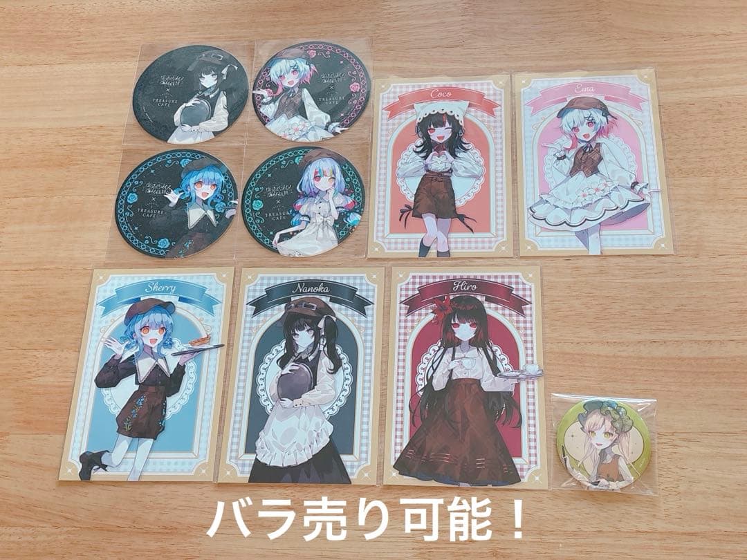 魔法少女ノ魔女裁判 江ノ島コラボカフェ 特典 ポストカード コースター