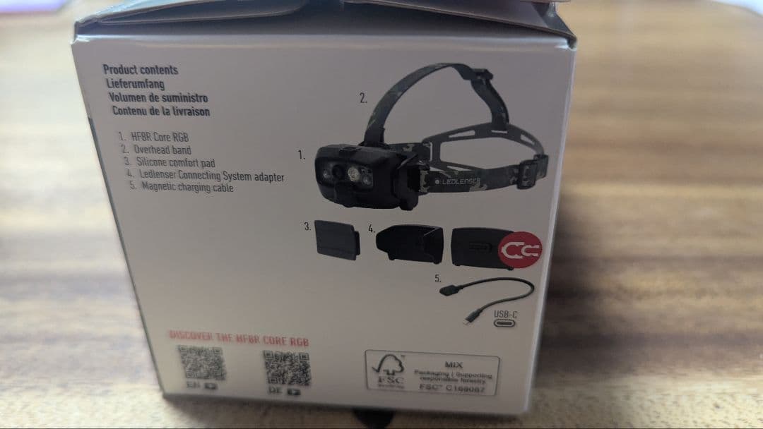 LEDLENSER HF8R CORE RGBヘッドランプ