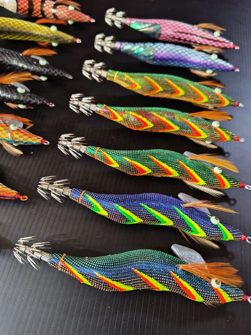 餌木猿　3.5寸　14本　 希少カラー　ケース付き