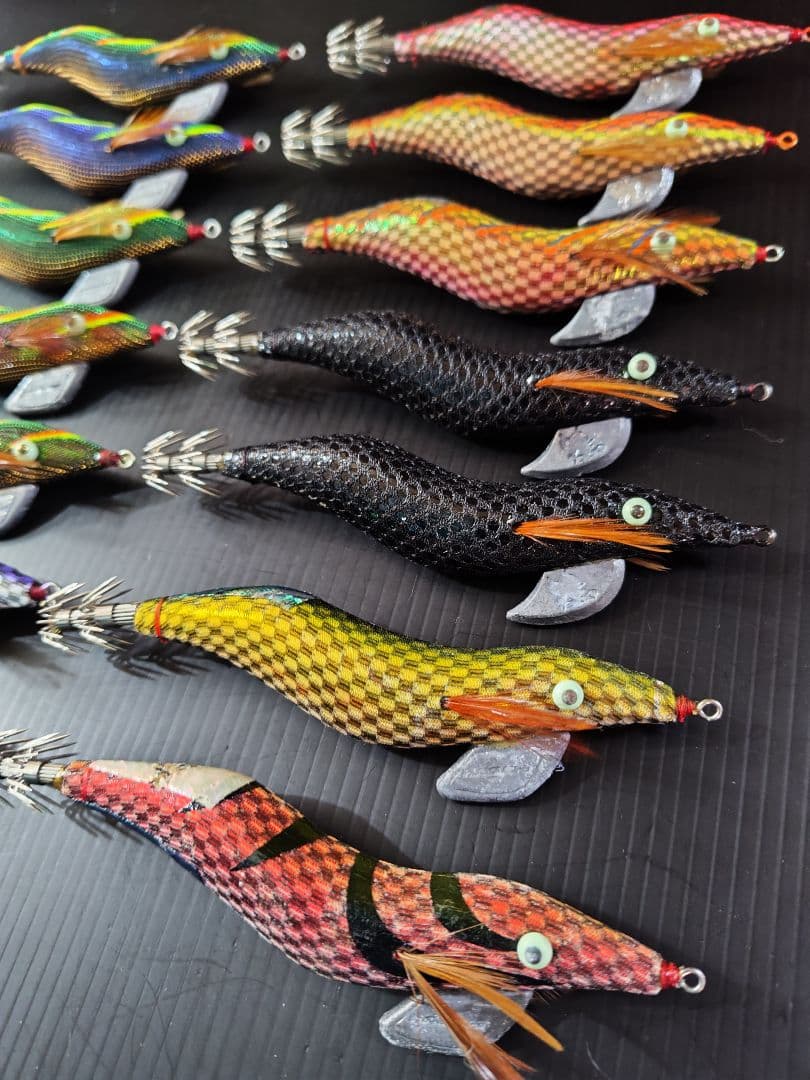 餌木猿　3.5寸　14本　 希少カラー　ケース付き