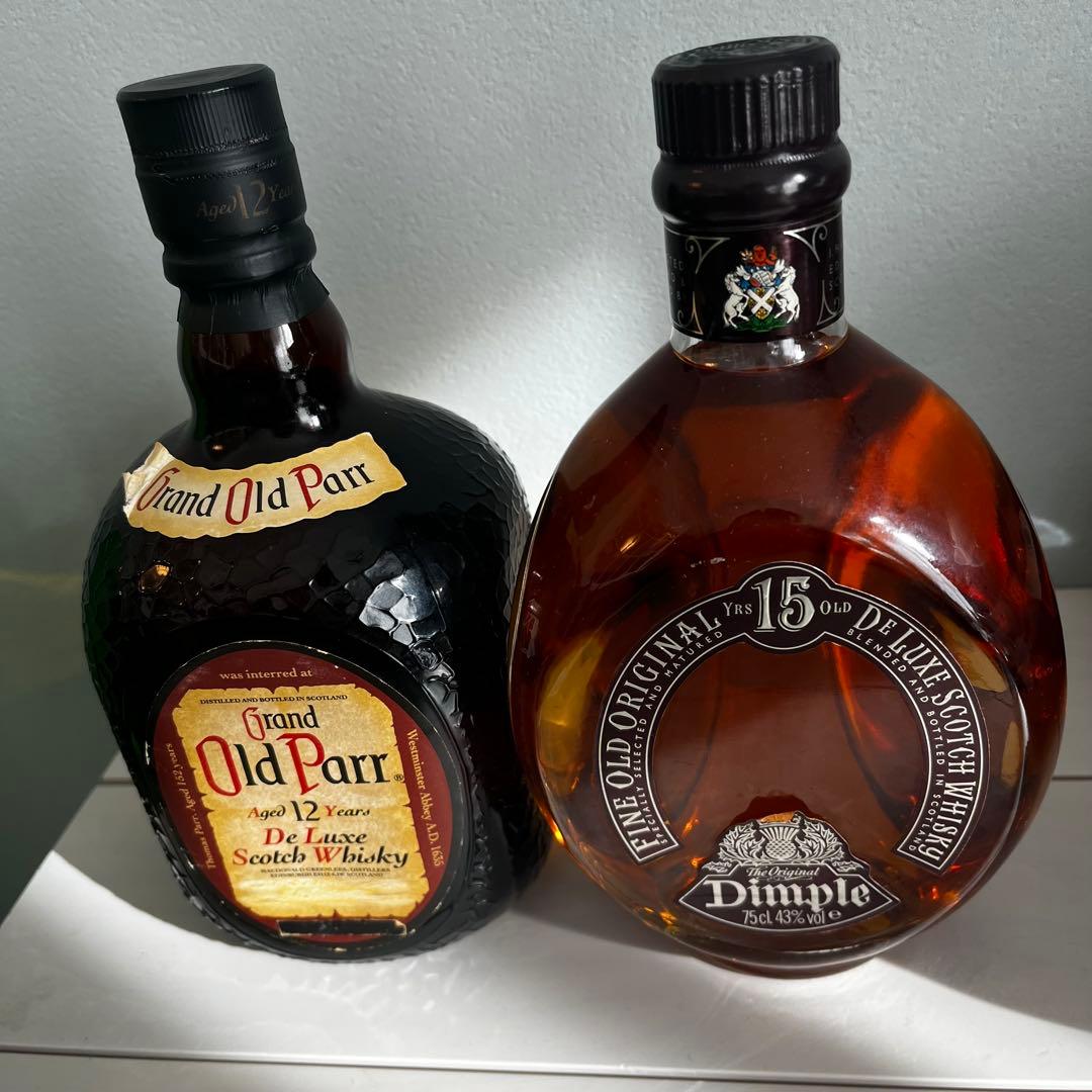 Grand Old Parr 12年 & Dimple 15年 ウイスキーセット