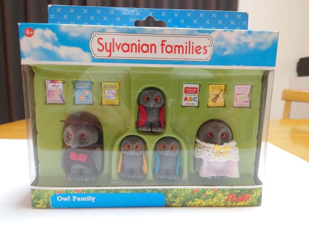 【超希少】シルバニアファミリー　ふくろうファミリーセット　Flair社製