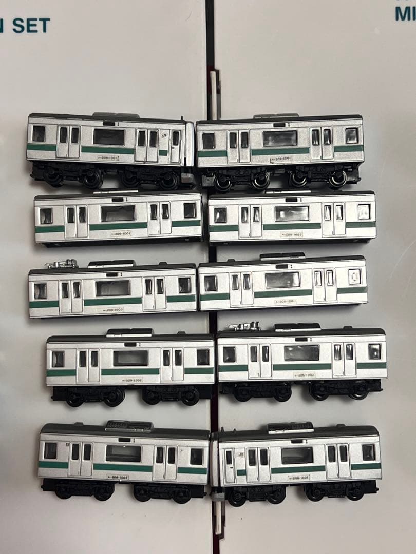 Bトレインショーティー 常磐緩行線 209系1000番台 10両セット