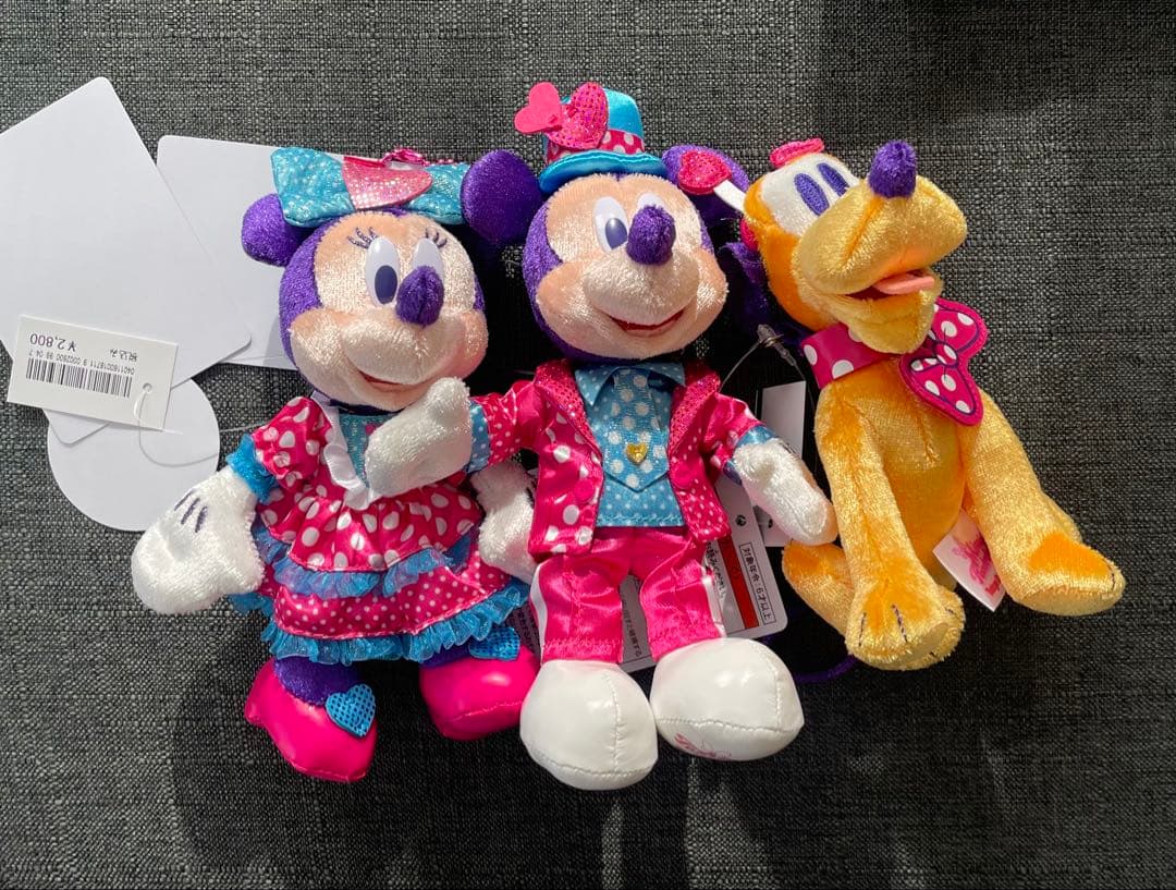 新品未使用　ミニー　ミッキー　ぬいば　パルパルーザ　ファンダーランド