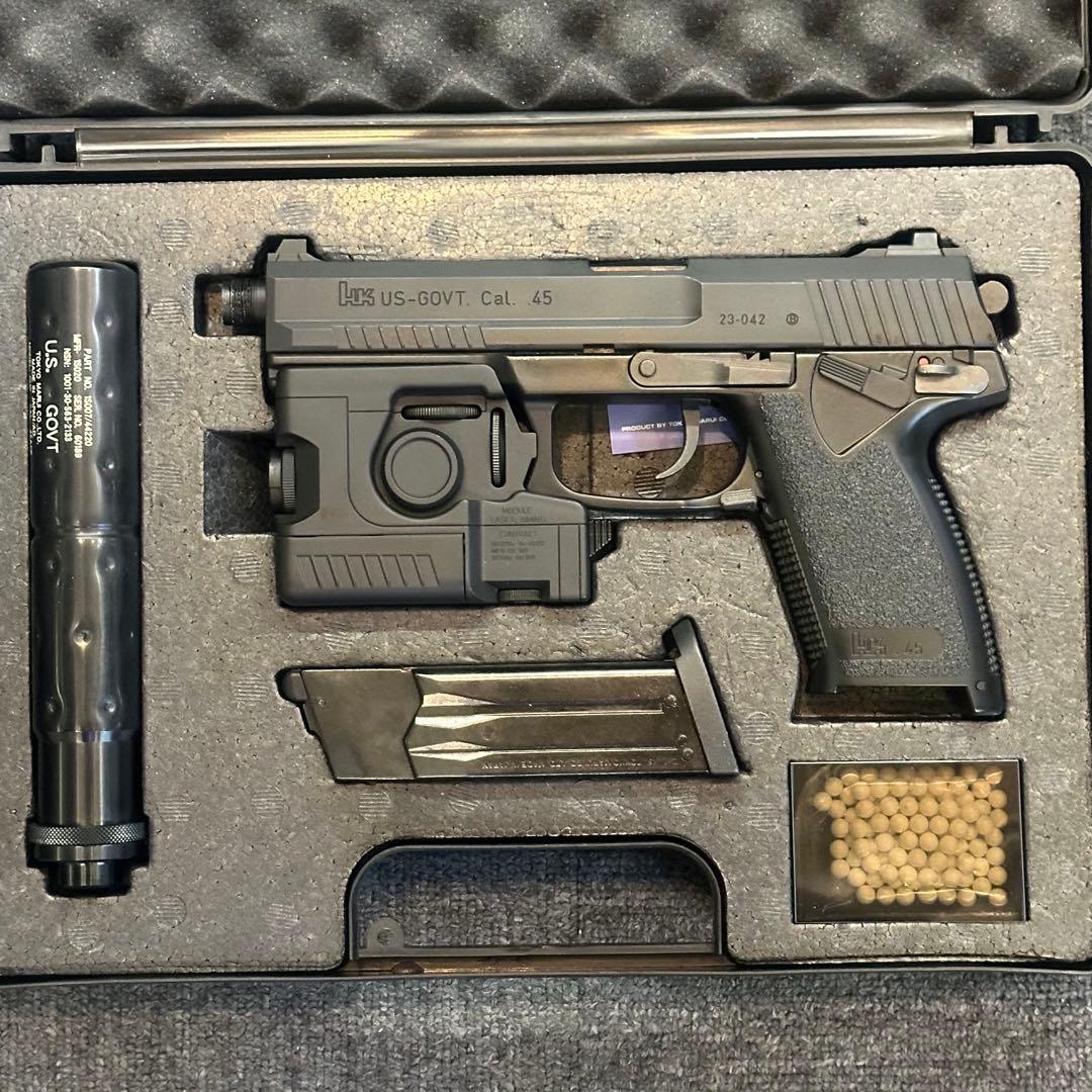 東京マルイ SOCOM MK23 ライト サプレッサー ケース セット ガスガン