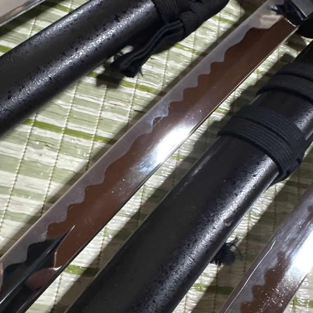 模造刀　模擬刀　武士　侍　伝統工芸　剣　ソード　太刀　　2本　小太刀2本　鍔