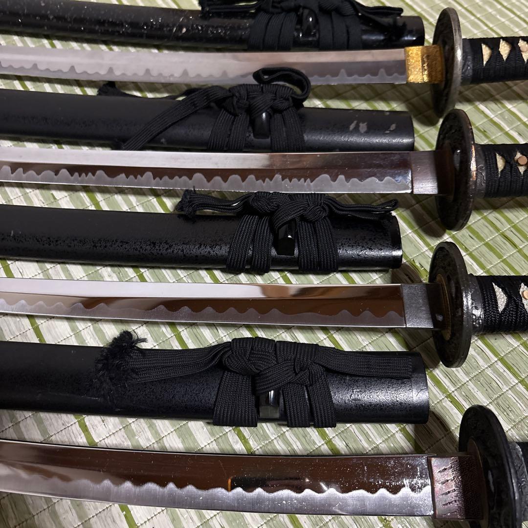 模造刀　模擬刀　武士　侍　伝統工芸　剣　ソード　太刀　　2本　小太刀2本　鍔