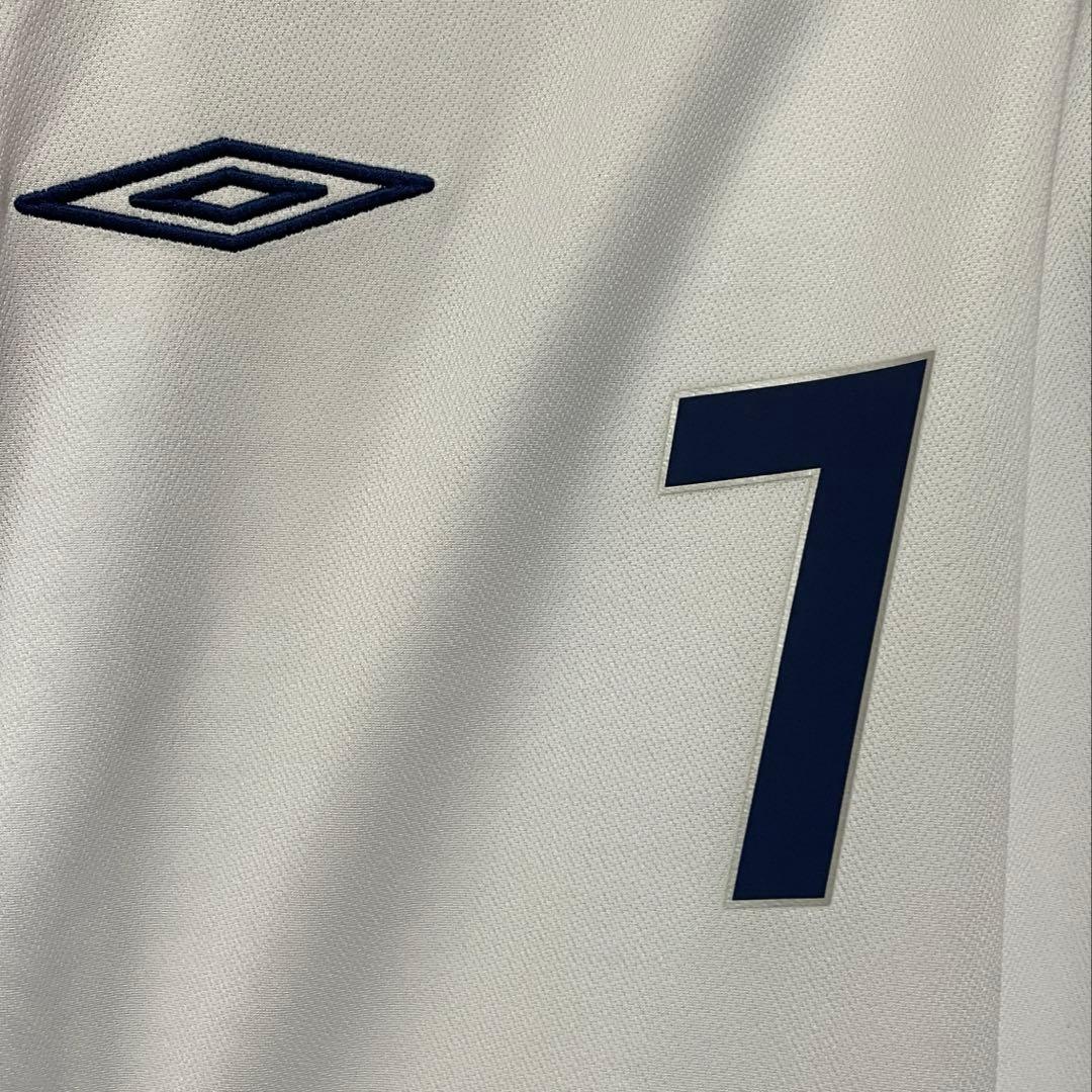 【正規品】06W杯 ベッカム 長袖 海外XL 新品タグ付 ホーム イングランド