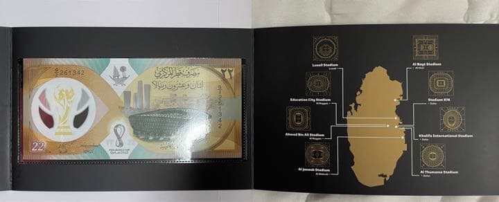 カタールワールドカップ開催記念紙幣