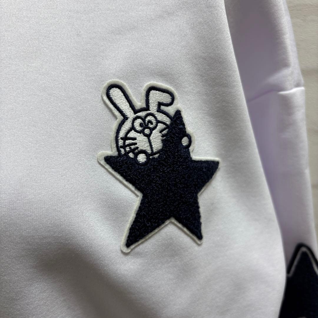 ★美品★ Jack Bunny✖️ドラえもん 2023 フード付きトレーナー 白