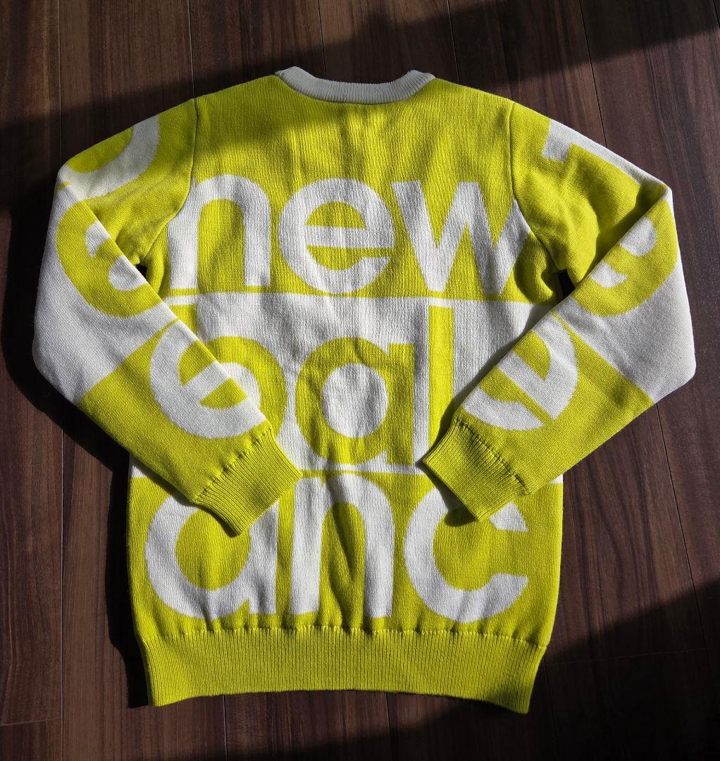 New Balance ロゴ入りニットセーター　サイズ２