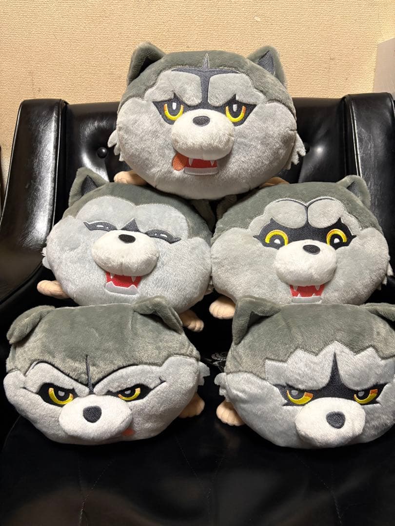 MAN WITH A MISSION 寝ころびBIGぬいぐるみ5匹セット