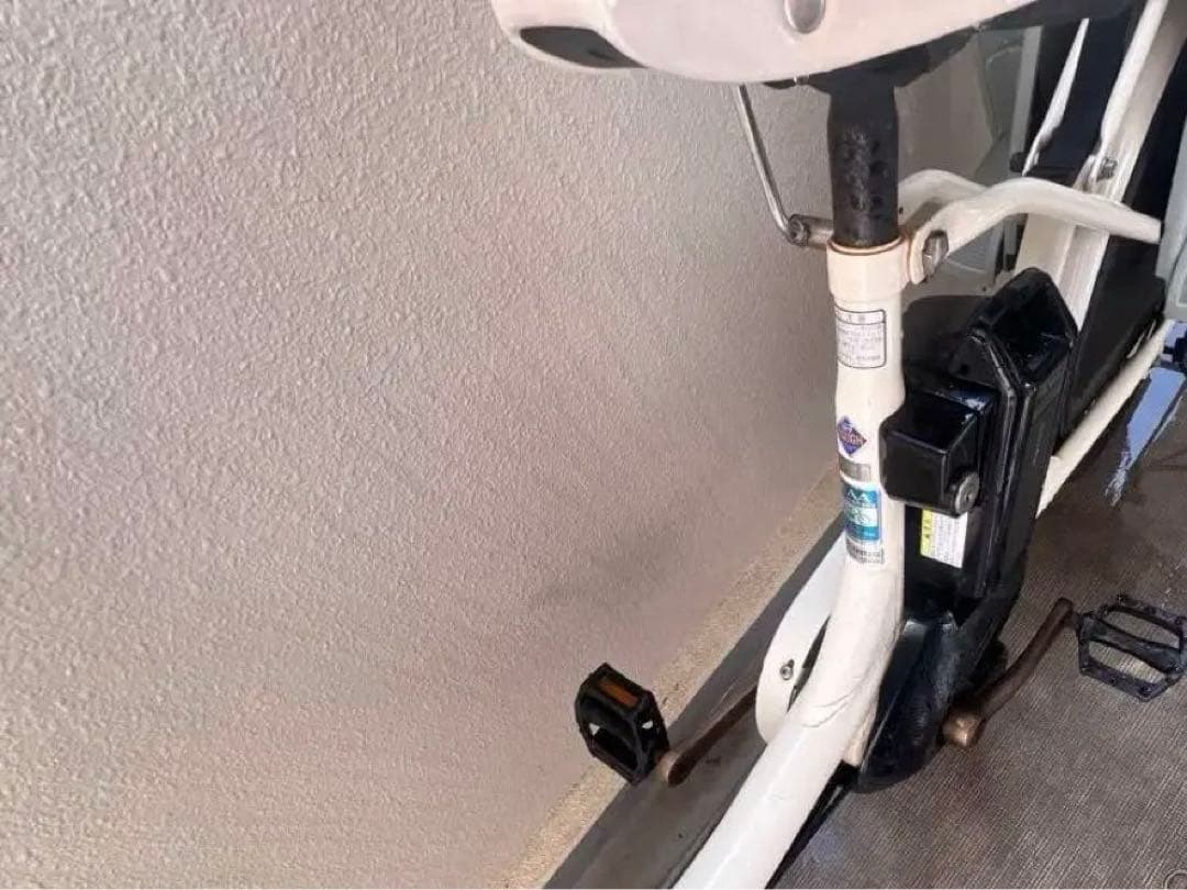 いちゃん⭐︎ビッケ⭐︎電動アシスト自転車 チャイルドシート付き ホワイト大阪