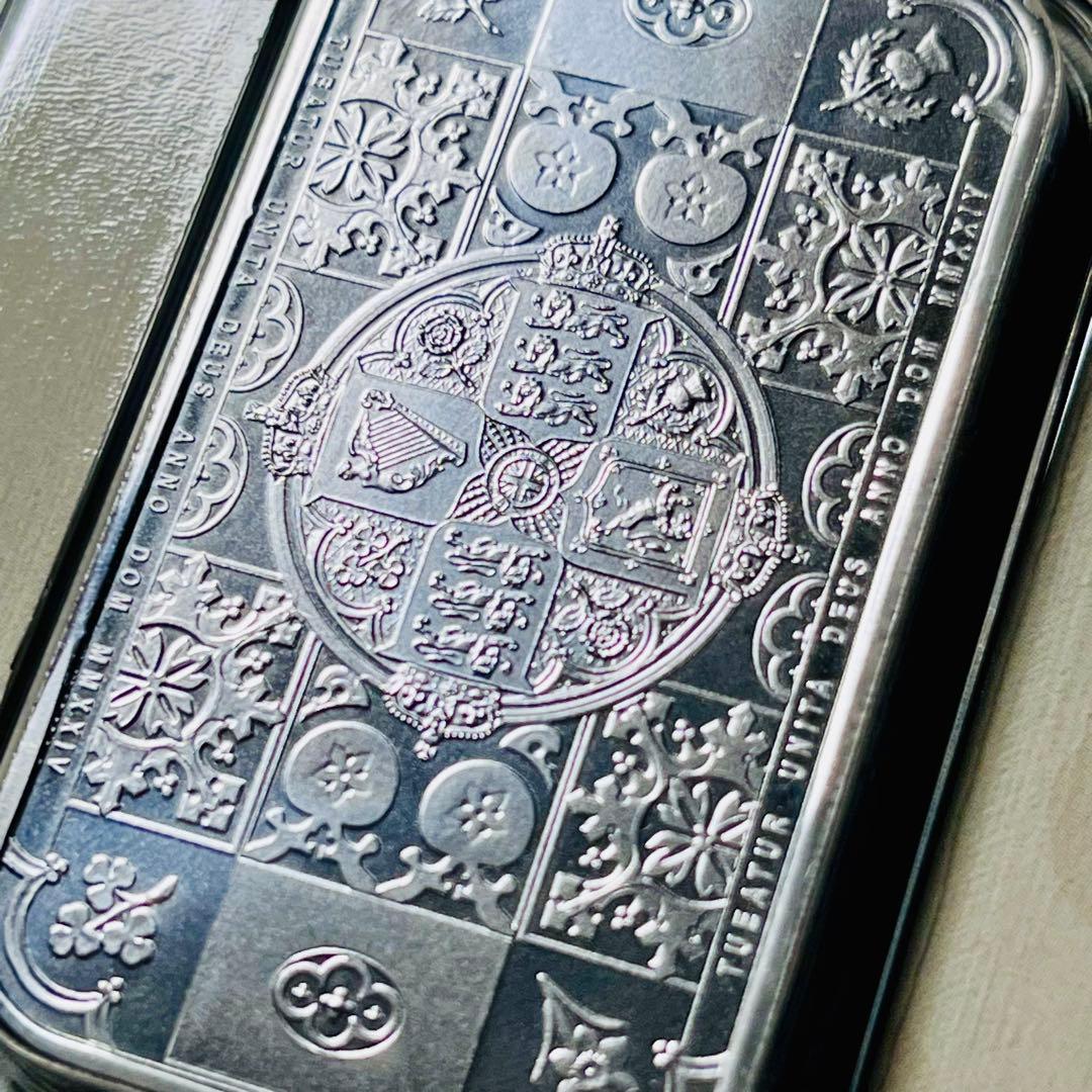 【限定発行】ゴシッククラウン 1オンス 銀貨 バー ロイヤルミント 純銀