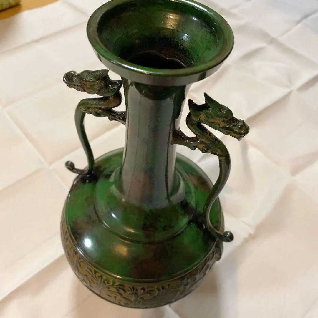 高岡銅器　花瓶　希少