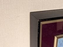 【真作】絵画　油彩4号　ベニス風景　ヴェネツィア風景画　海と教会の風景　X27