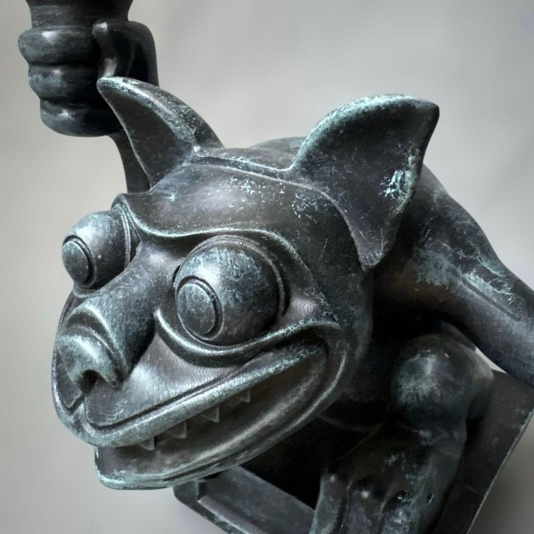 ディズニー ホーンテッドマンション ガーゴイル キャンドルスタンド 燭台【A】