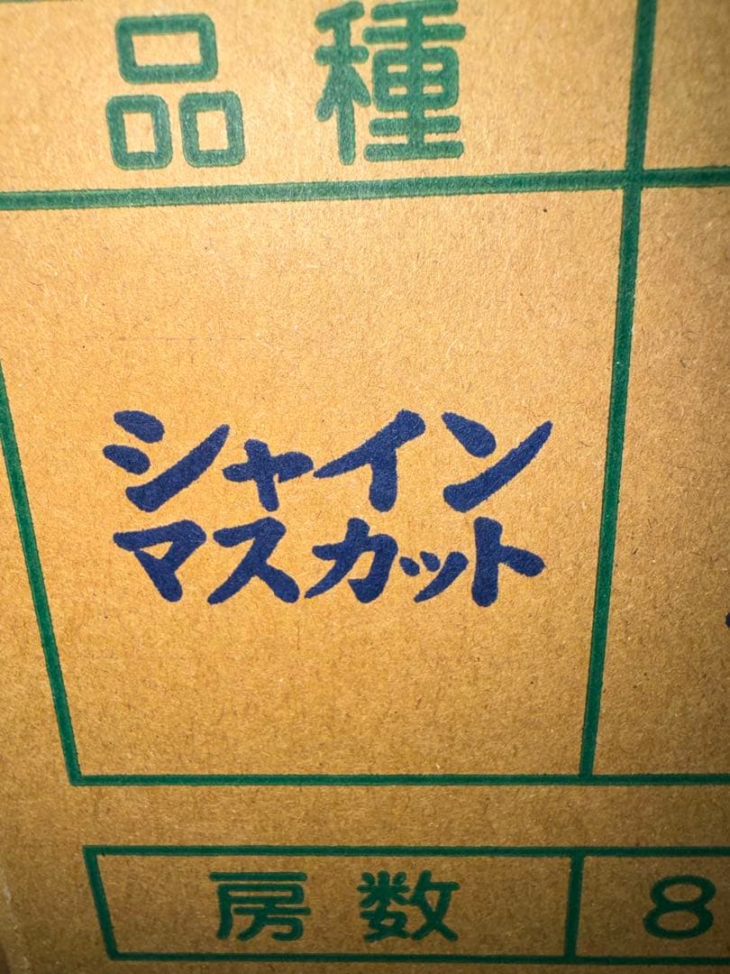 にゃんぺい39⭐️山梨県産JA共選品シャイン⭐️9房入り箱込み約5.6キロ