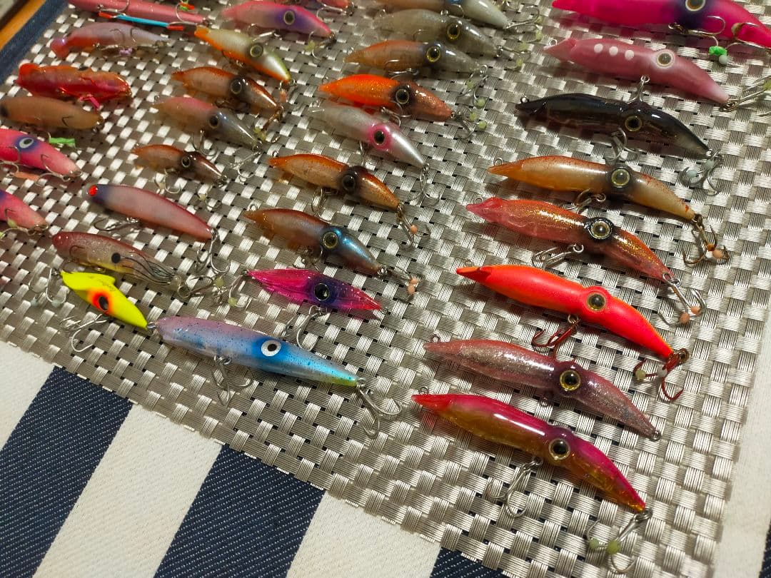 ホタルイカパターン　ルアーセット　ズィークイッド　新月ピンク等