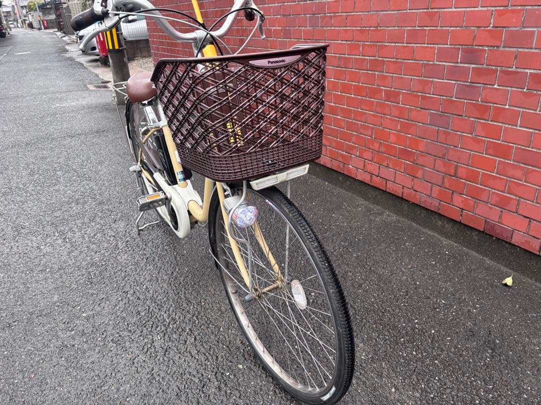 Panasonic 電動アシスト自転車 クリーム色