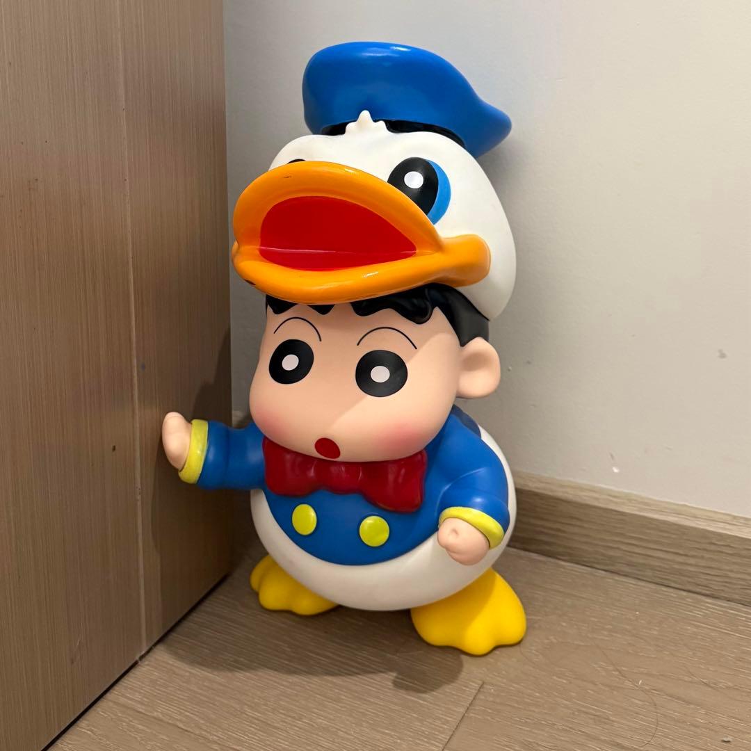 クレヨンしんちゃん ドナルドダック風フィギュア 約40cm