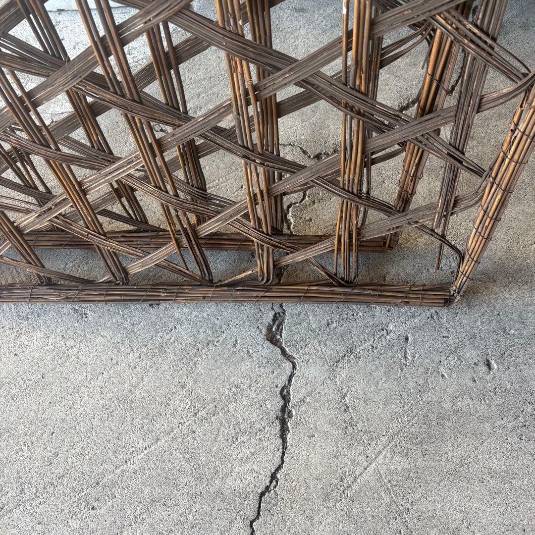 【希少】養蚕用の籠 2枚セット アンティーク レトロ