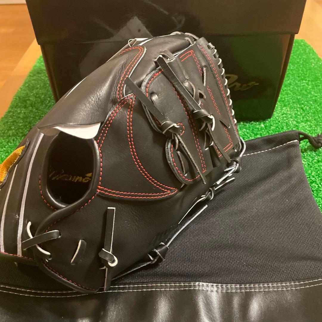 ミズノプロ1AJGH32001 09 硬式、投手・右投げ用(伊藤型サイズ11)黒