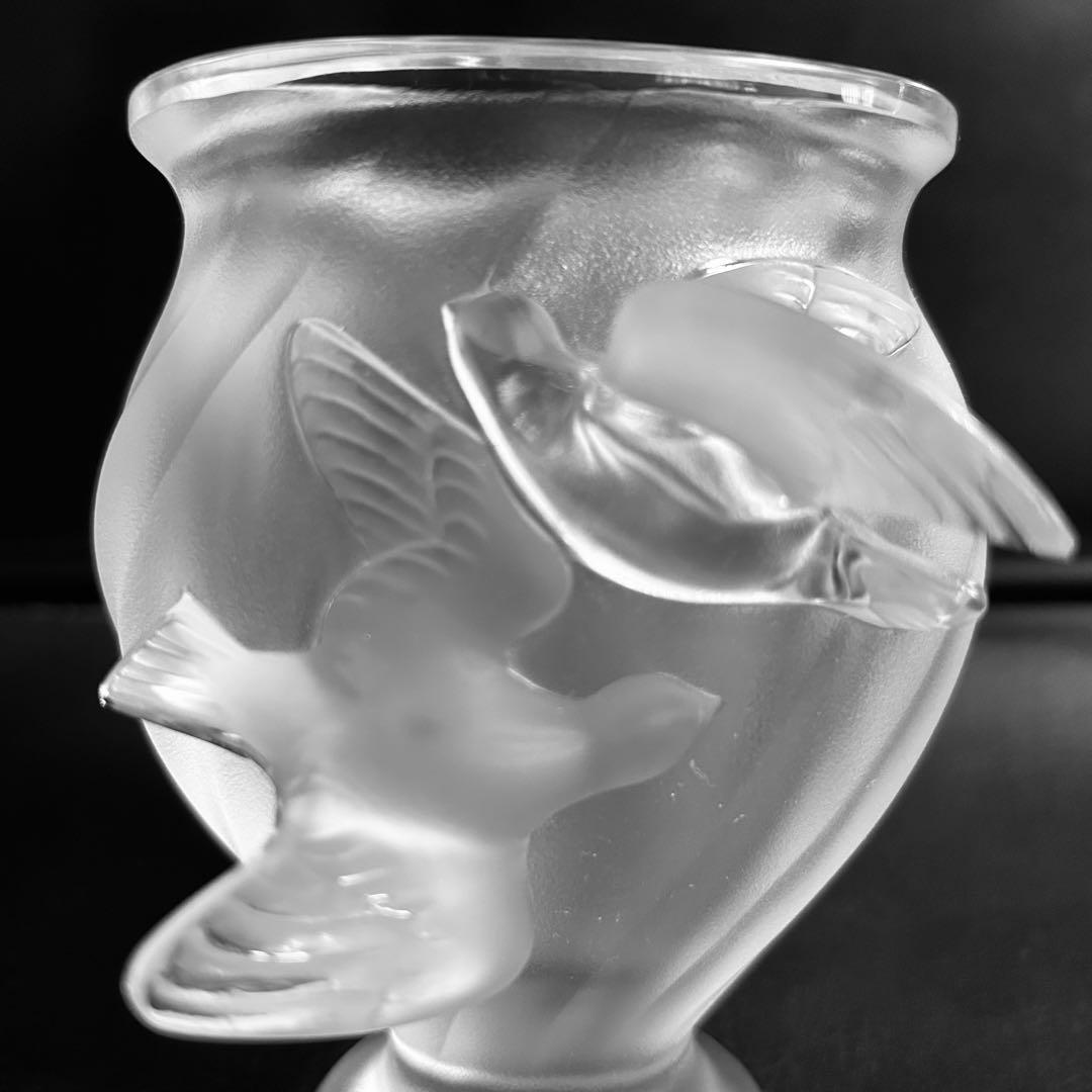 ⭐︎ご成約済み　希少【ロジーヌ】　ルネ・ラリック Lalique 花瓶　レア　美品