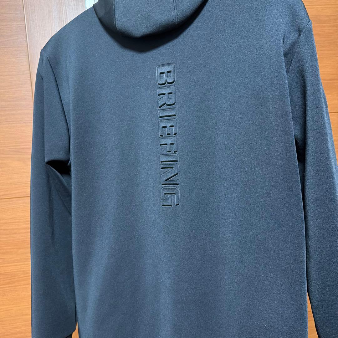 BRIEFING GOLF 3Dロゴ ジップパーカー 黒 L