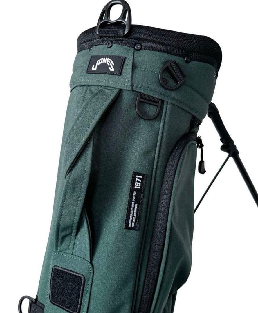 ゴルフィッカーズ x JONES ゴルフバッグ LGB1 グリーン・段ボールなし