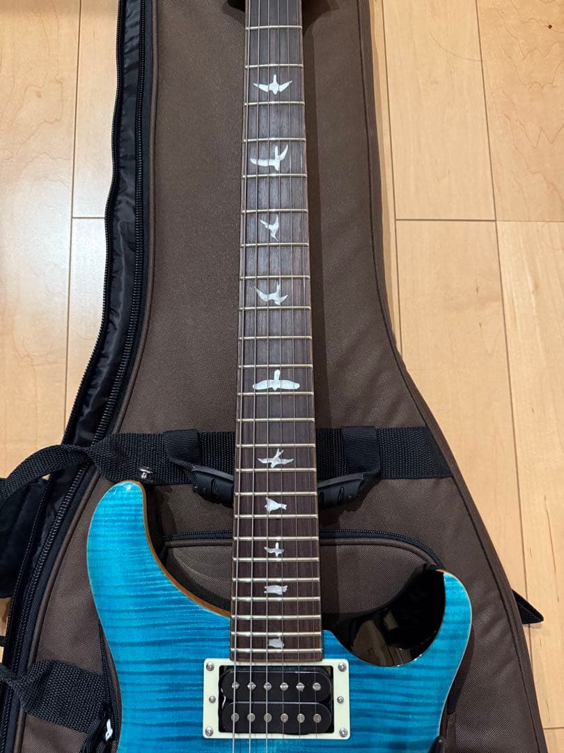 PRS SE Custom24 Blue Matteo Lockingペグ