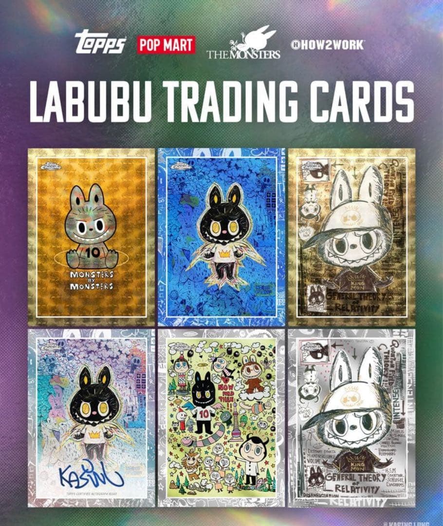 Topps Chrome 10周年記念ボックス labubu１BOX