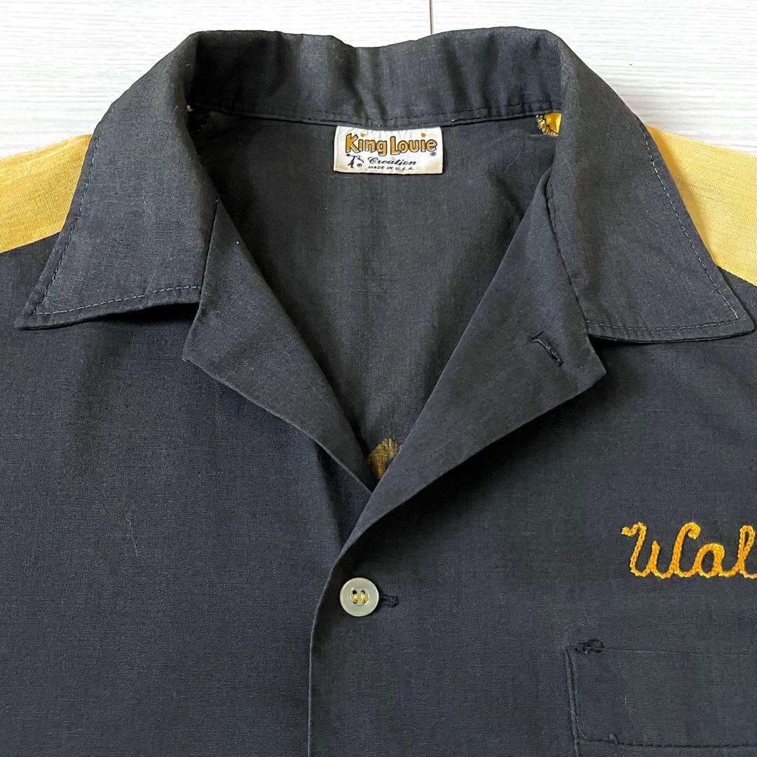 King Louie★ボーリングシャツ★USA製★刺繍入り