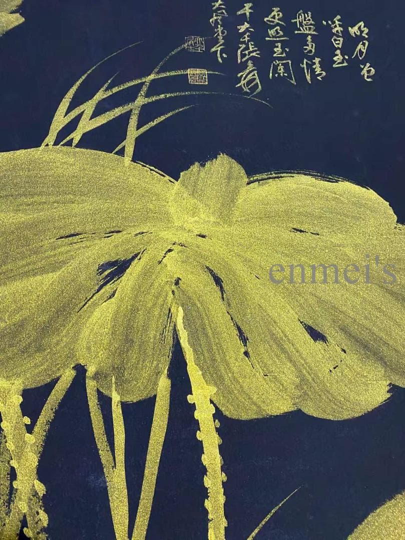 中国古美術 近代 張大千款 荷花白鷺画 水墨画 掛け軸 宣紙 唐物 花鳥画 肉筆