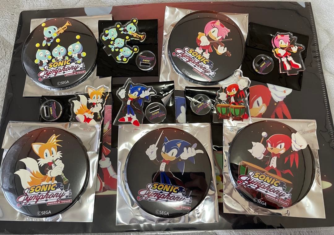 ソニックザヘッジホッグ　ソニックシンフォニー　缶バッジ　全種