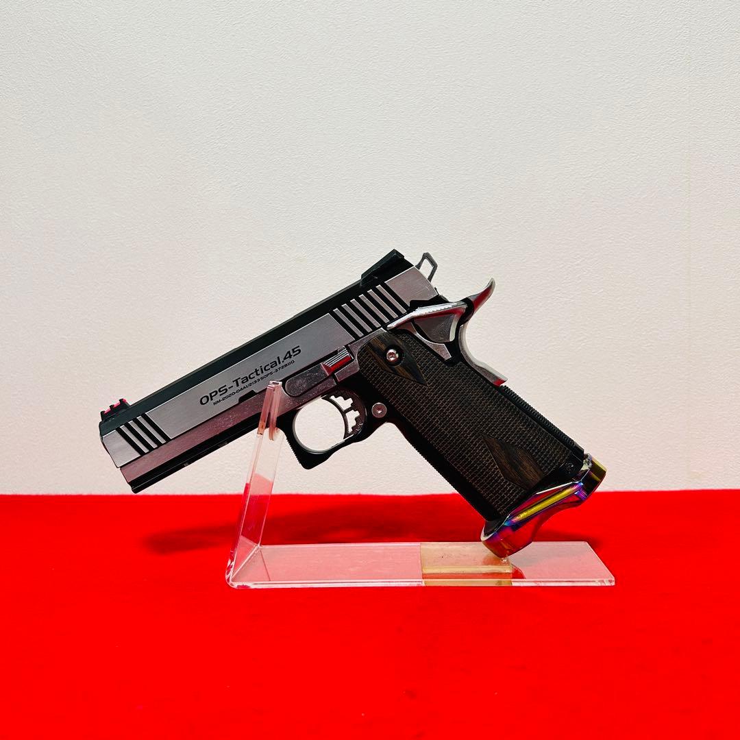 東京マルイ　ハイキャパカスタム　デュアルステンレス　ガスブロ