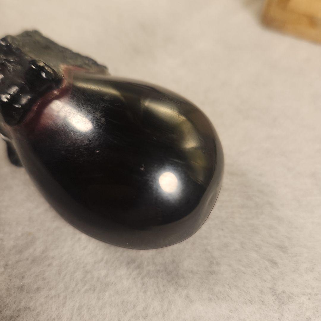 黄*玉様 茶道具　香合　乾漆　茄子