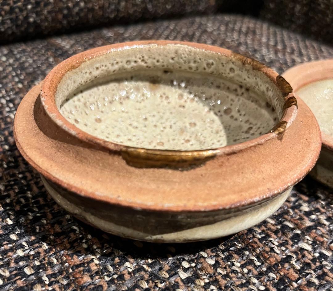 濱田庄司/ 香合 蓋物 香道具