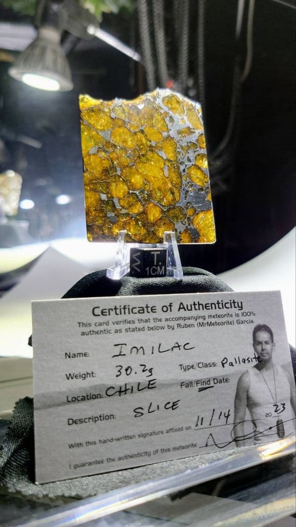 30.2g イミラック パラサイト 隕石 Imilac ⭐⭐