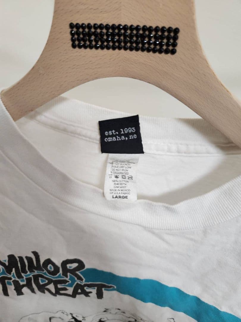 マイナースレット MinorThreat Tシャツ Lサイズ
