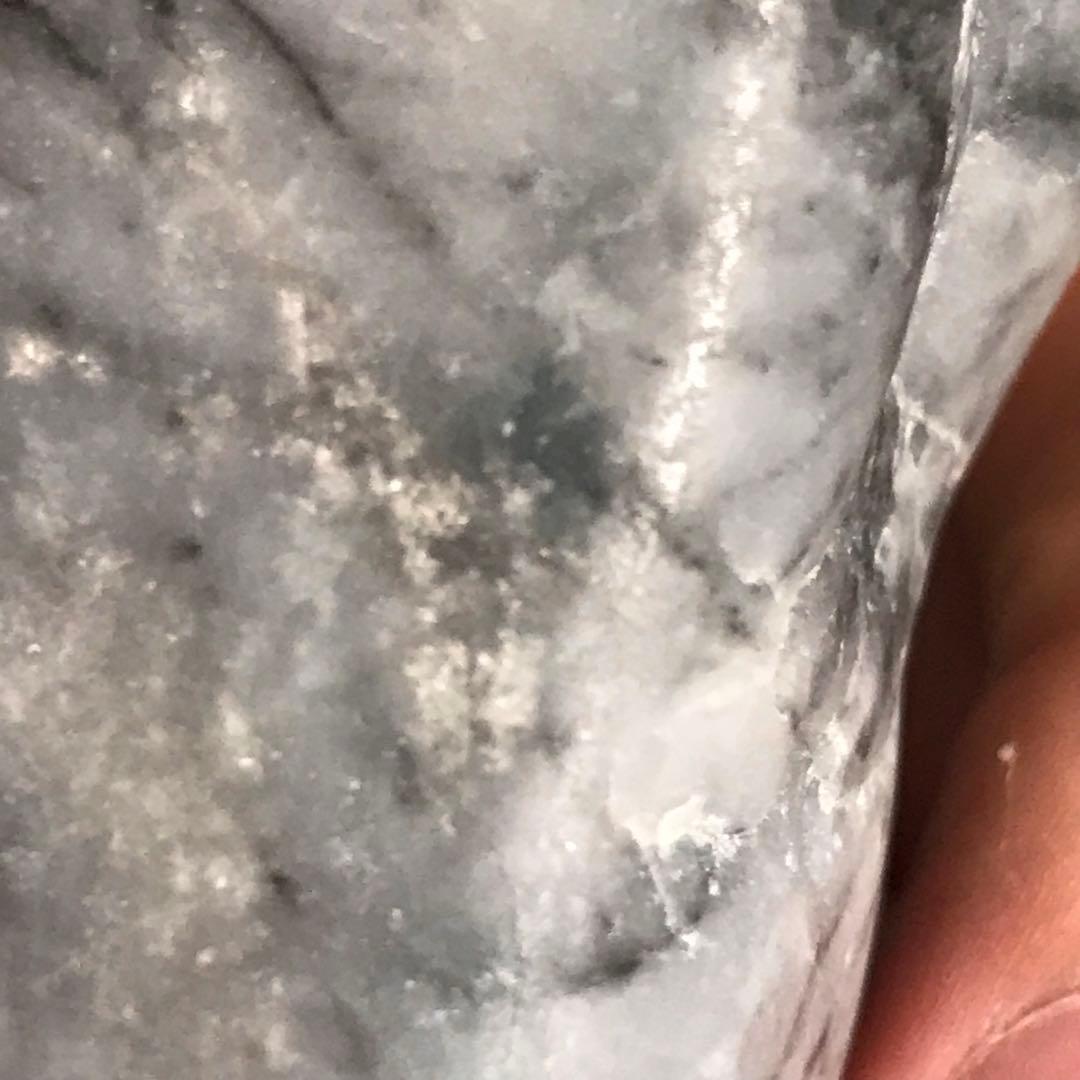 糸魚川翡翠　灰地＋糸巻き＋青　270g