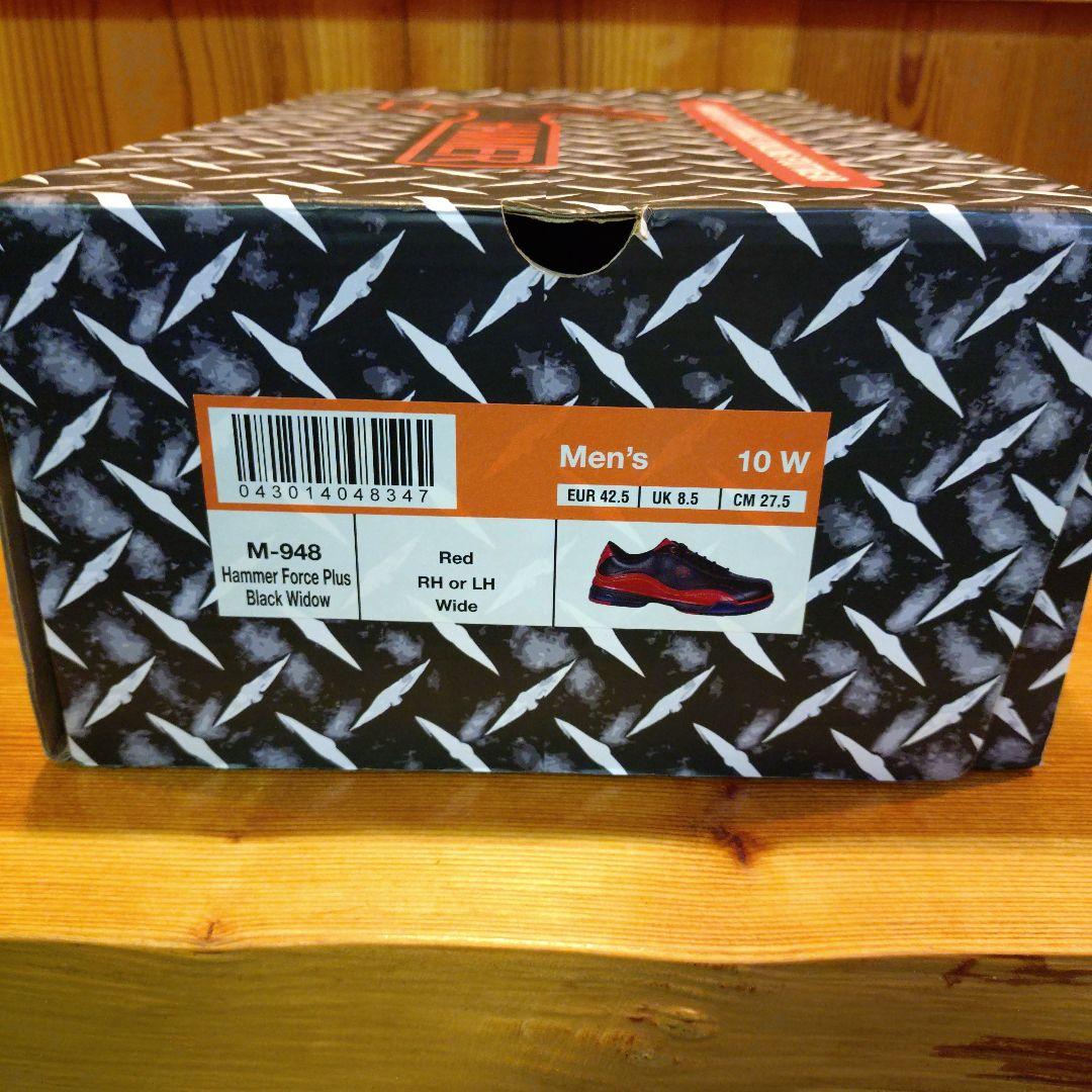 Hammer ボウリングシューズ ブラック/レッド27.5センチ