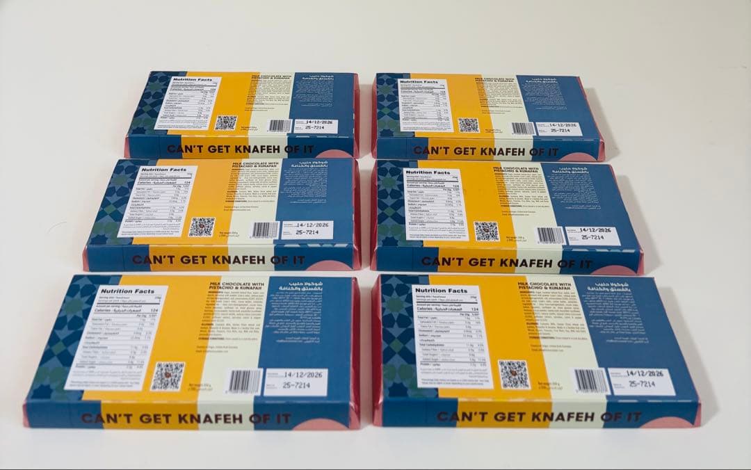 ドバイチョコfix dessert chocolatierピスタチオ味 6個売り