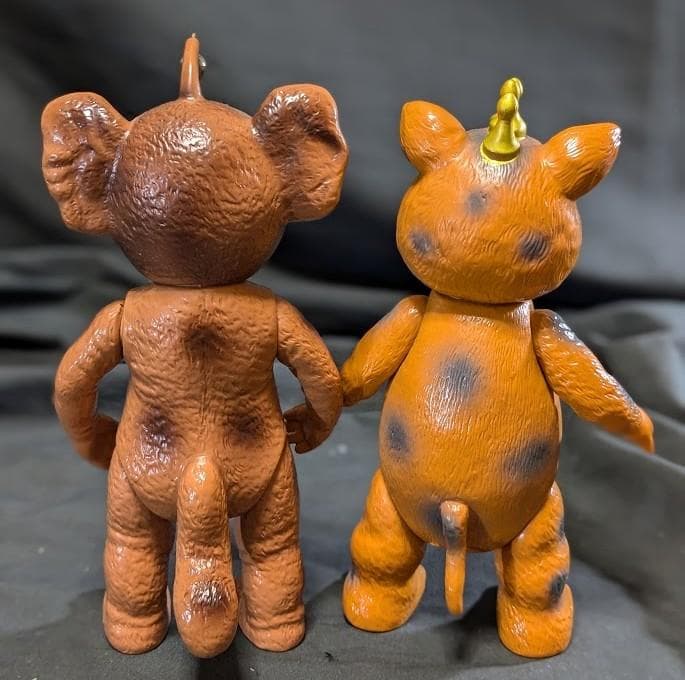 ブースカ＆チャメゴン（イヌクマ）ソフビフィギュア２体セット