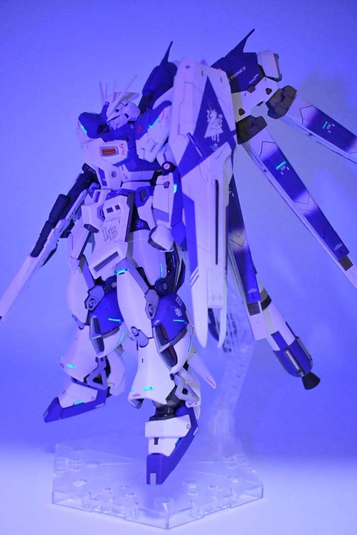 RG Hi-νガンダム ハイパーメガバズーカランチャー 塗装品