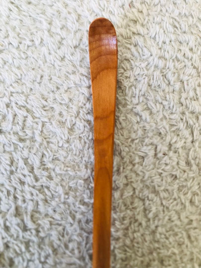 茶杓 茶道具 飛騨 一位木 松喜斉作 共箱 桐箱入り 銘木 新品